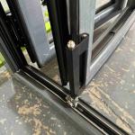 curved thermal break aluminum folding door good sealing