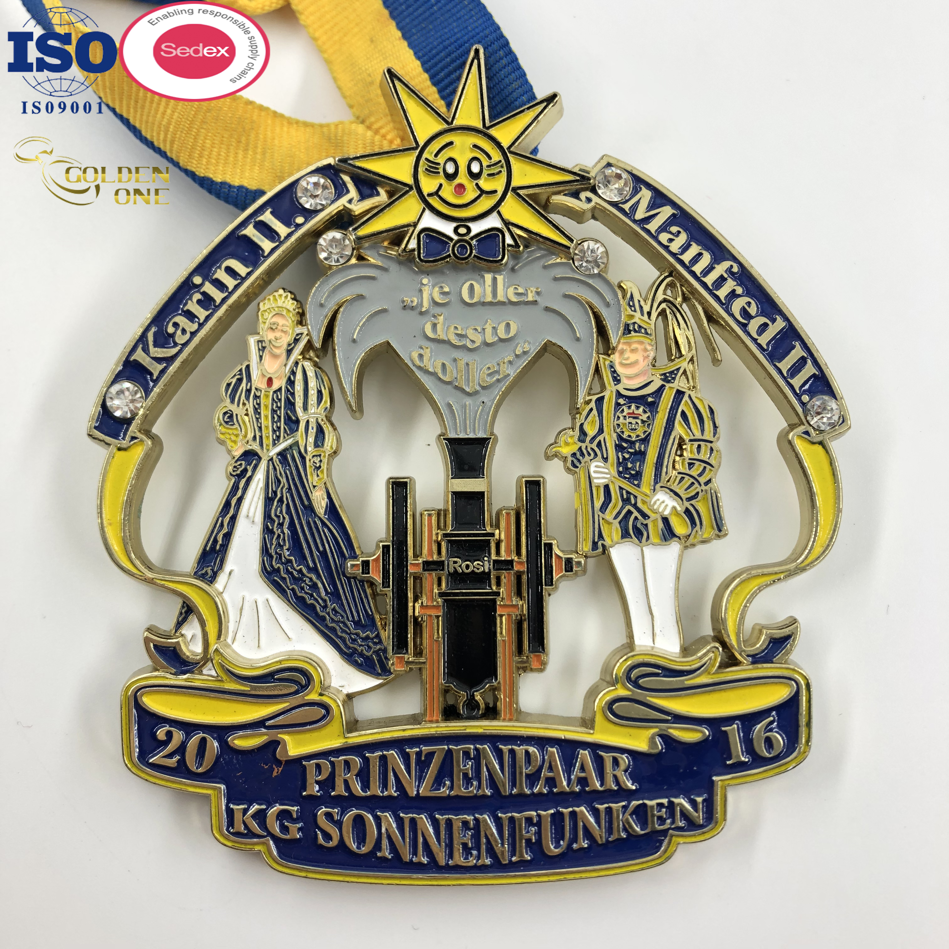 2022 Hot Sell Gift Custom Zinc Alloy Rabbit Animal Cute Sports Souvenir Celebrate Colorful Performance Carnival Medal