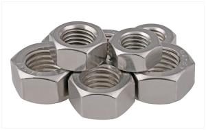 Quality SS304 / 316 A2/A4 SAE Stainless Steel Hex Nuts Fastener For Threaded Rod Passivated 1/2 wholesale