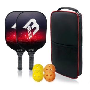 Quality Pickleball Paddles Lightweight Racquet Fiberglass Surface Pickleballs Paddle Set wholesale