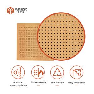 Quality Interior Decorative Sound Absorbing Wall Panels Micro Perforation CE FSC Certified wholesale