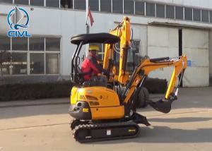 Quality 2tons 22HP 16KW Mini Engine Excavator With 0.045cbm Bucket Capacity wholesale