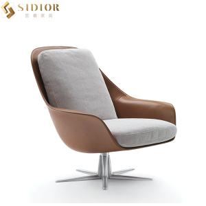 Quality Leather Upholstered Modern Leisure Chair Home Restaurant Furniture wholesale
