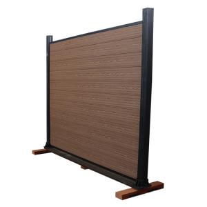 China Outdoor Wpc Privacy Fence Panels Plastic Wood Composite Not Vinyl Decorative 1.8m X 1.8m on sale