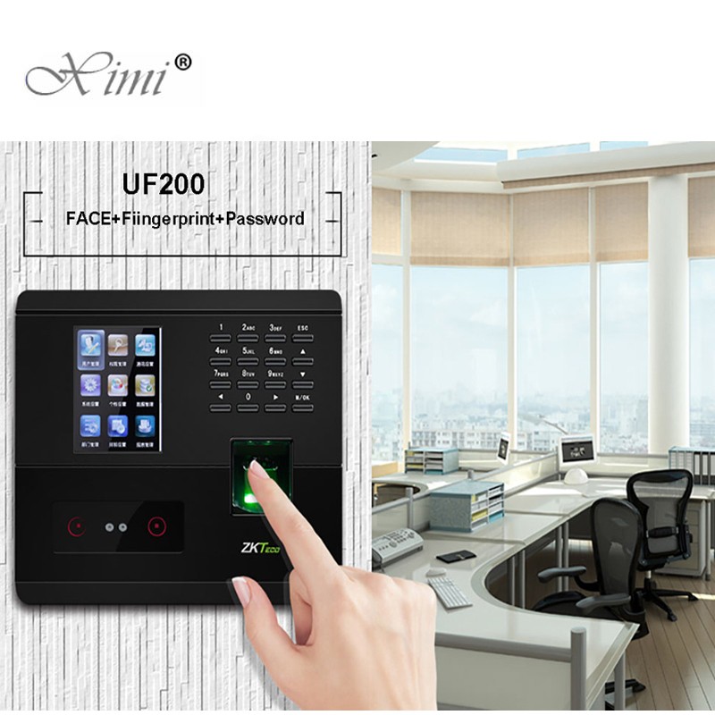 Biometric Time Attendance ZKUF200 13.56MHz Card And Access Control System TCP/IP Communication Access Controller