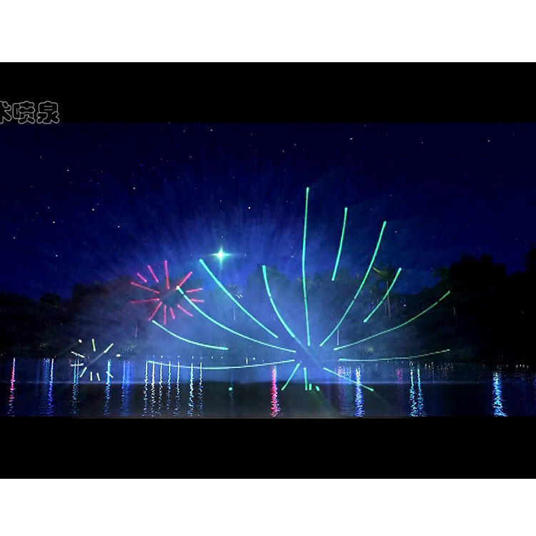 Stainless Steel Water Screen Show / 3d Water Projection CE RoHS Approved