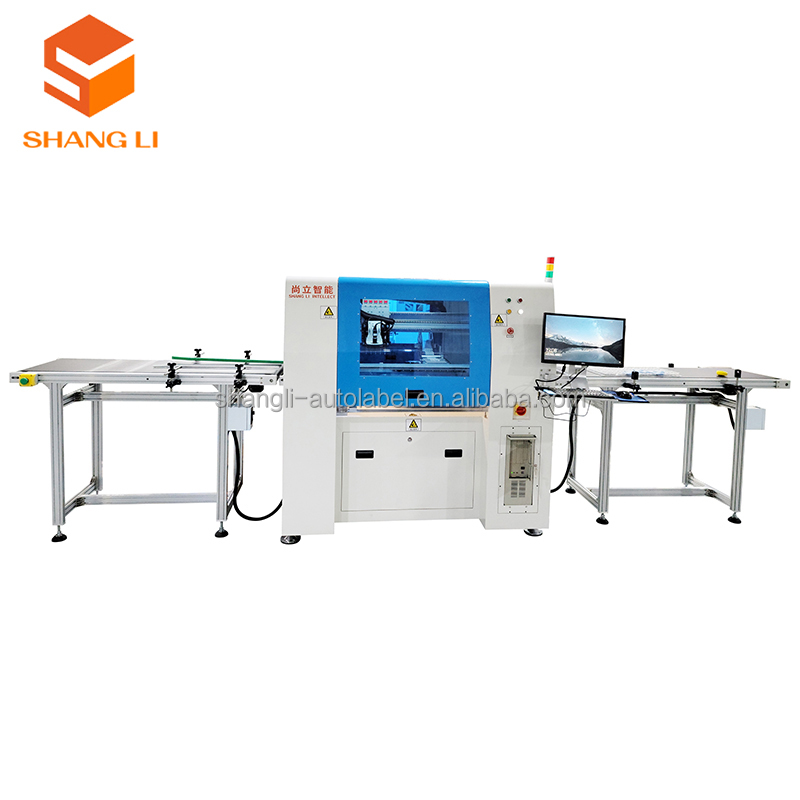 Electric Driven Automatic Flat Card Plastic Pouch Bags Labeller for Packaging Needs