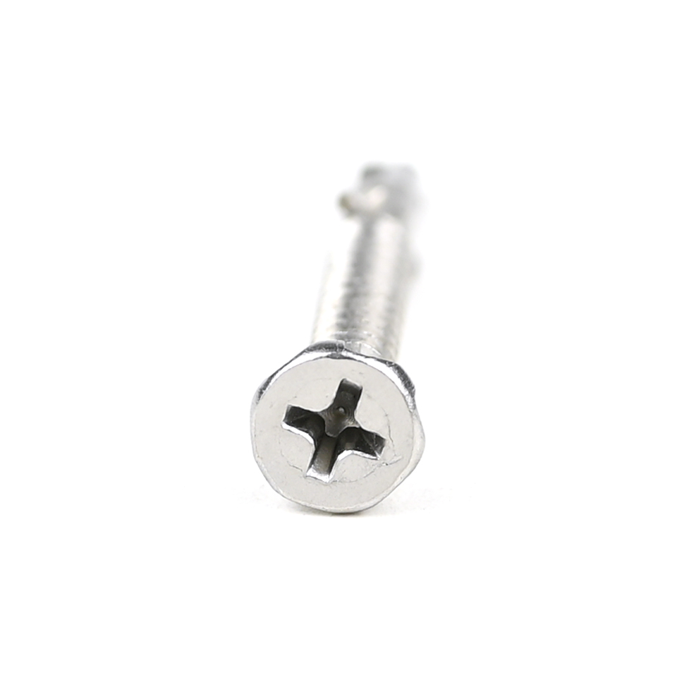 Yellow Stainless Steel Phillips Countersunk Flat Head Metal Self Drilling Screw With Wings Tapping Screw