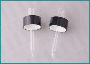 20/400 ABS Glossy Black Sheathed Dropper With TPE Monprene Teat For Serum Bottle