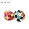 Buy cheap VICKY.HSIEH Gold Tone Blue Red Exposy Ball Stretch Rings from wholesalers