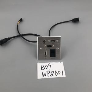Quality Multimedia 86mm*86mm aluminum drawing panel wall socket wholesale