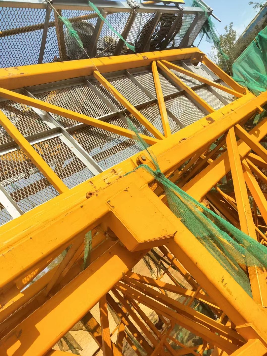 Used Tower Crane Zoomlion 6515-8 2020 Year of Machine for Sale with Good Performance