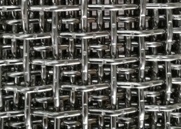 Width 0.2-2.5m Woven Wire Mesh Screen With Test Report Available