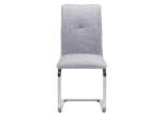 Sturdy Brushed 43cm 94cm 10KGS Stainless Steel Frame Chairs