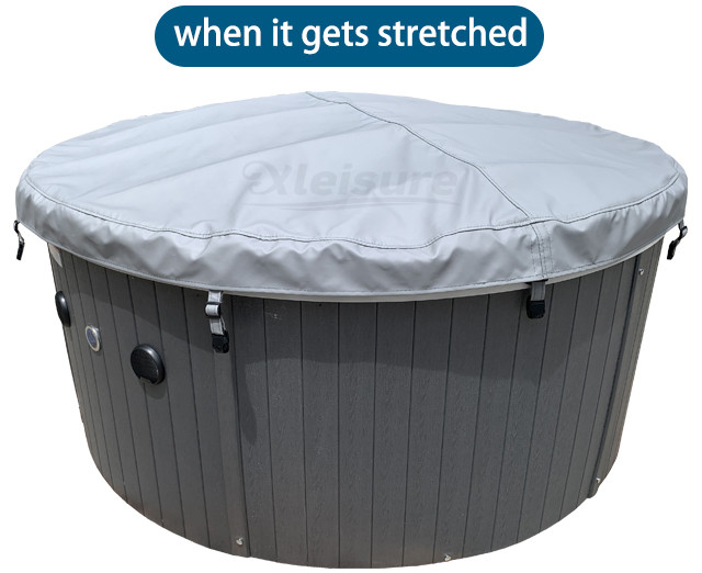 Top Quality hot tub cover spa dome enclosure round spa rollover cover for outdoor bath spa