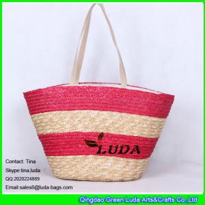 Quality LDMC-029 large women straw tote bag wheat made straw beach bags wholesale