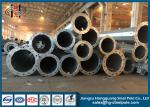 Direct Buried Galvanized Steel Pole , Transmission Lines Steel Power Pole