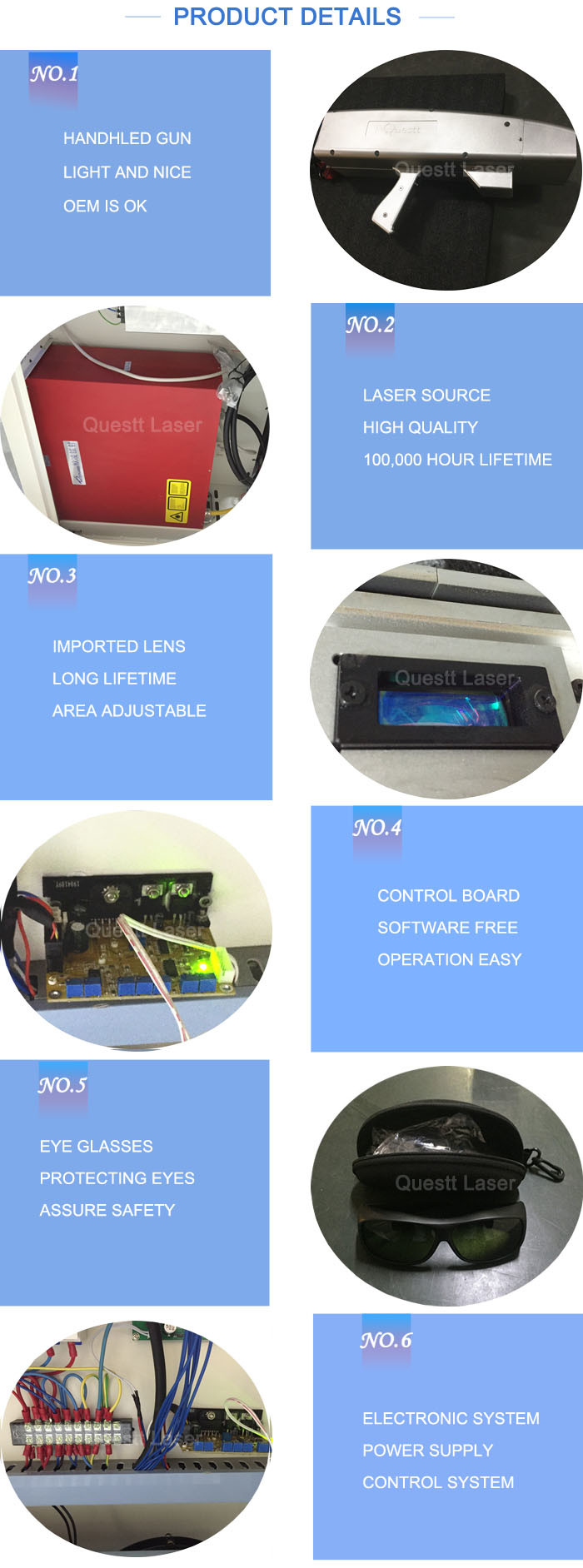 Fiber Laser Rust Removal Machine For Cleaning , Laser Metal Cleaning Machine