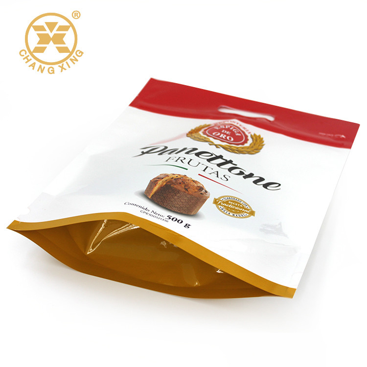 Stand Up Waterproof Food Packaging Pouch for Flour Bread Powder