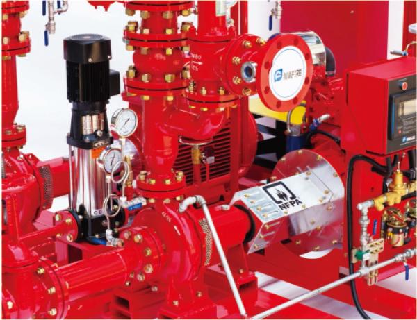 Fire Fighting End Suction Fire Pump , Diesel Engine Fire Pump 500 Gpm@111psi