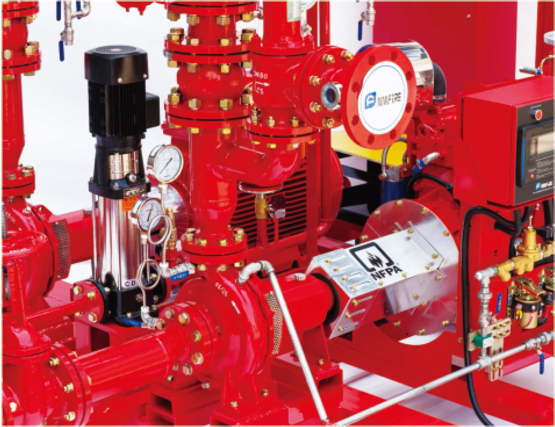Fire Fighting End Suction Fire Pump , Diesel Engine Fire Pump 500 Gpm@111psi centrifugal end suction pump ul listed fire