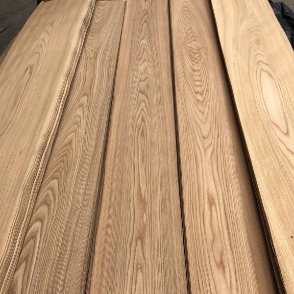 Natural Elm Wood Veneer 0.2mm 0.3mm 0.5mm 1mm 2mm 3mm Mountain Grain Flat Cut