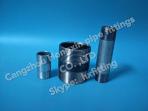 Quality NPT BSP thread steel pipe nipple galvanized from Cangzhou hongxin pipe fittings CO ., LTD wholesale