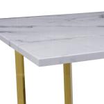 6 Seater Luxury Marble Dining Table Sintered Stone Top Dining Table