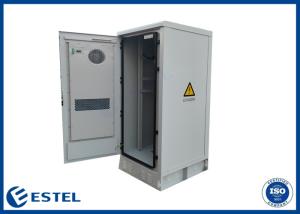 Quality RAL7035 IP55 Outdoor Rack Cabinet Galvanized Steel Powder Coating wholesale