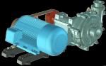 Rustproof Sludge Transfer Pump , 720.0M3/H Industrial Mud Pump 250ZBG(P)-740