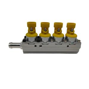 Quality Yellow Silver Rail Injector Professional Tested For 4 Cylinder CNG Or LPG Cars wholesale