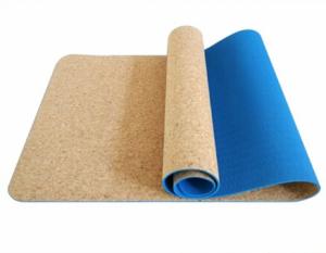 Quality Customized Color Popular Hot Sale Custom Logo Eco Friendly TPE Cork Yoga Mat for Wholesale wholesale