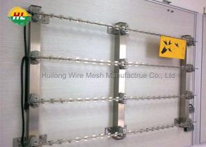 10m Concertina Razor Wire Fence , ASTM 1400MPA Razor Blade Fencing