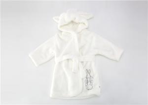 Quality Fluffy Newborn Baby Bath Robes Towel Robe With Hood Super Absorbent wholesale