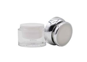 Quality Luxury Acrylic 50g Cosmetic Cream Jar Containers Customizable 30g wholesale