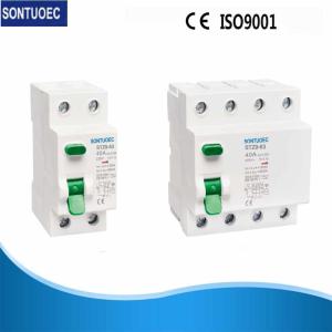 Quality Plastic PA66 RCCB Earth Leakage Circuit Breaker 63A 4 Pole wholesale