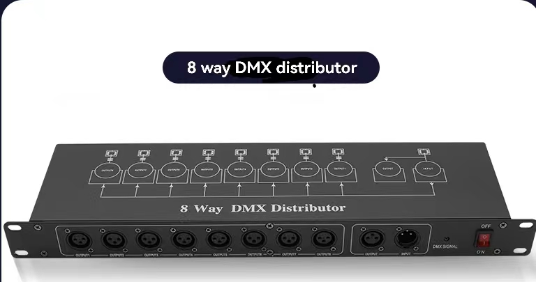 LED 80 RGBW DMX512/1990 Moving Head Controller Waterproof For F4/8 Channel Amplifier