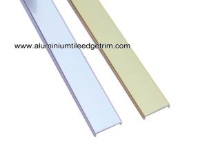 Quality Decorative U Shaped Aluminum Trim / Channel / Brace / Splint For Tile Separation wholesale