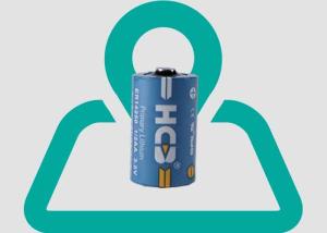 Quality Meters Sensor Primary Li-SOCl2 Cylindrical Battery ER14250 Lithium Thionyl Chloride Cell 432Wh/Kg 1200mAh wholesale
