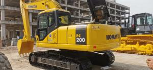 Quality Used Komatsu Pc200 Japan 20ton Crawler Excavator High Efficiency Loader Cheap Earth Moving Construction Digging Machines wholesale