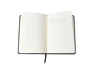 Quality Black Hardcover A4 A5 Custom Journal Printing , 200gsm Journal Printing Services wholesale