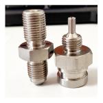 Stainless Steel Brake Hose End Fitting - Straight M10 P1.25 Swivel Female to 3AN