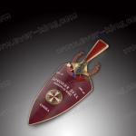 Custom Shield Stickers Printing Metal Liquor Bottle Label Waterproof