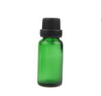 Green Essential Oil Cosmetic Glass Bottle 5g 15g 20g 30g 100g With Tamper Proof