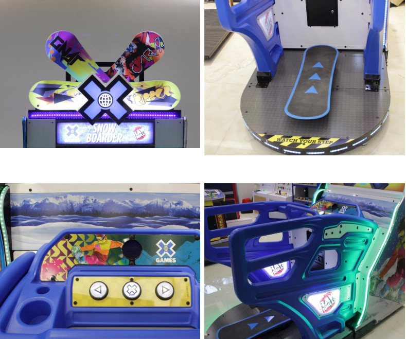 Coin Operated Redemption Snow Game Machine Ski Simulator