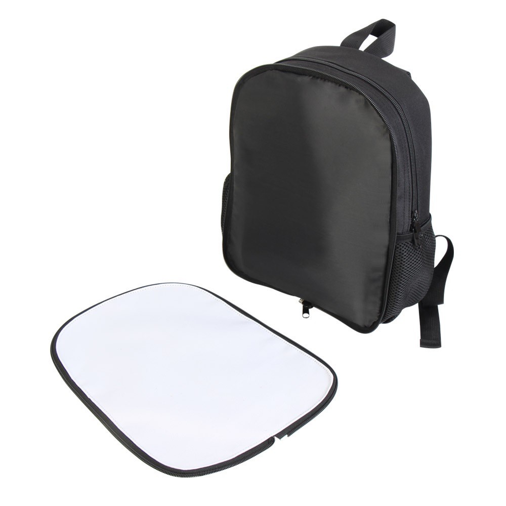 Sublimation School Bag For Kids With Detachable Printing Part Personalized Creative DIY Bags Blank Backpack