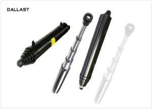 Quality Industrial Truck Single Acting Hydraulic Ram Telescopic Lifting Welded wholesale