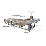 Air Bubble Industrial Fruit And Vegetable Washing Machine 220/380v