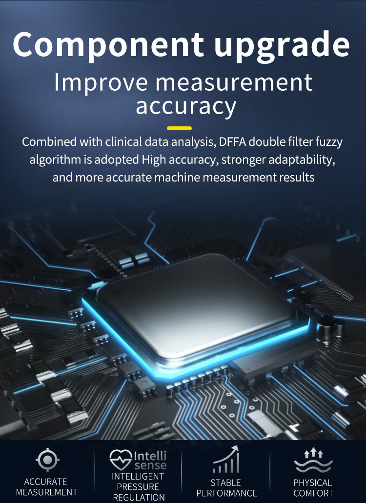 Portable, Large-Sized LCD Digital Display With Voice Prompt Function For Blood Pressure Monitoring