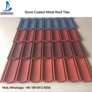 Quality Metal Roofing Sheets Stone Coated Terracotta Red Coating Steel Roof Tile Prices wholesale